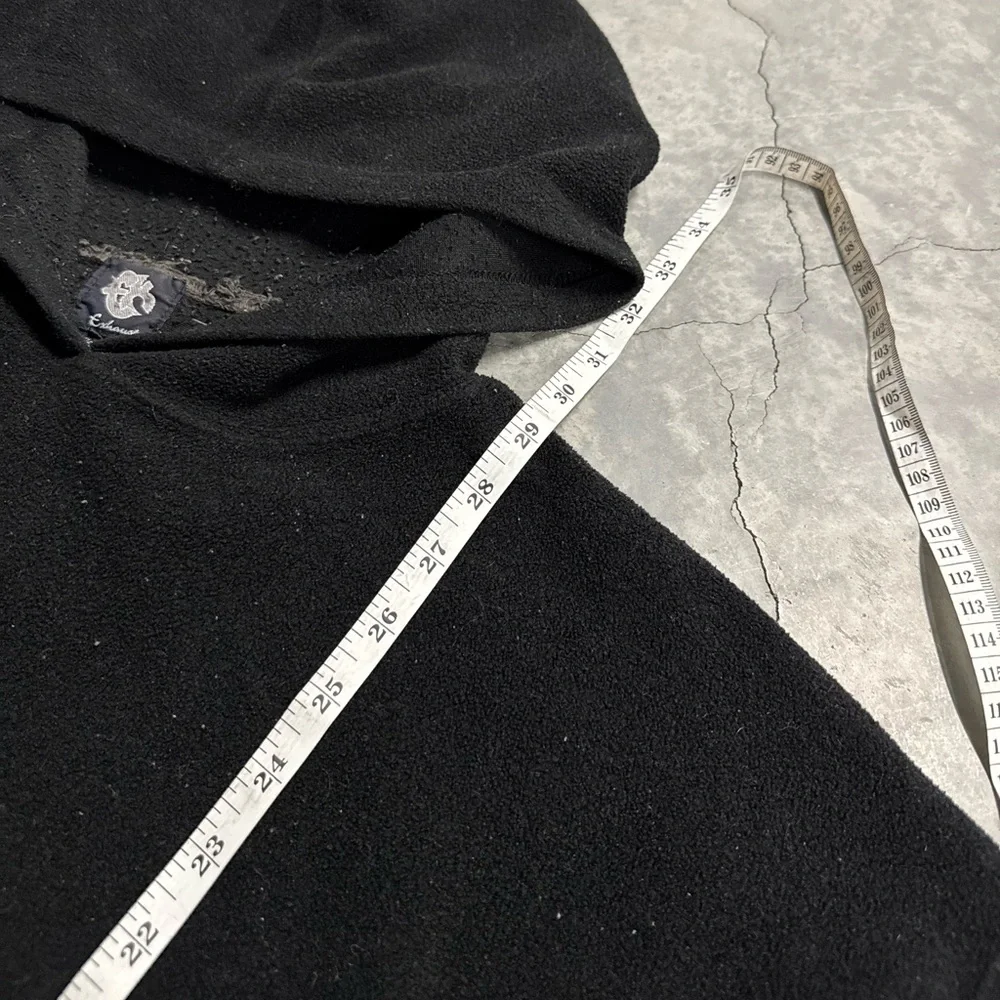 Black Exhaust Hoodie Sweatshirt with Yellow Logo - Picture 6 of 8